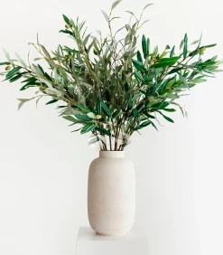 Vaas 20xH34cm wit Bullet