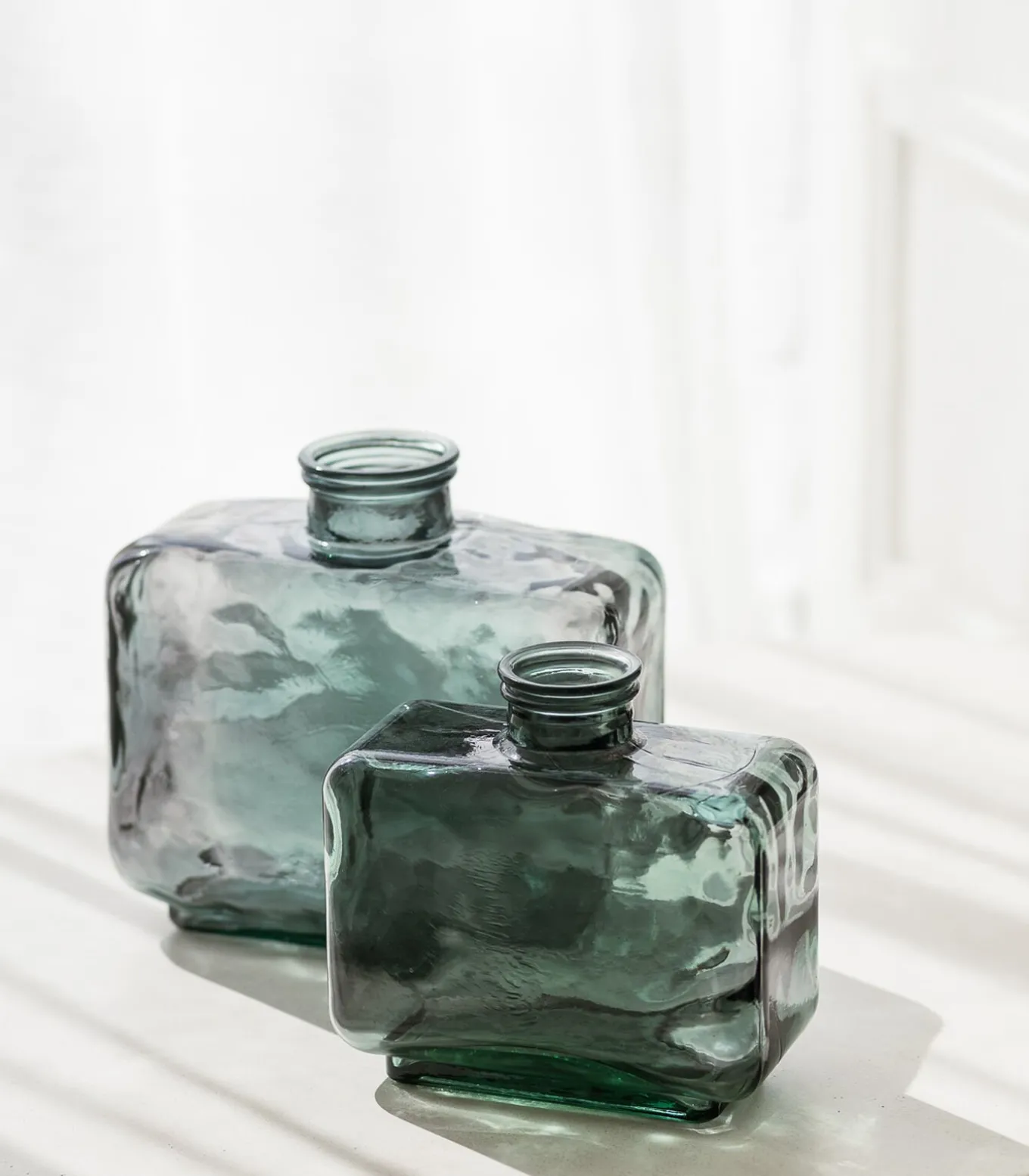 Vaas 23x12xH22cm groen Sontu