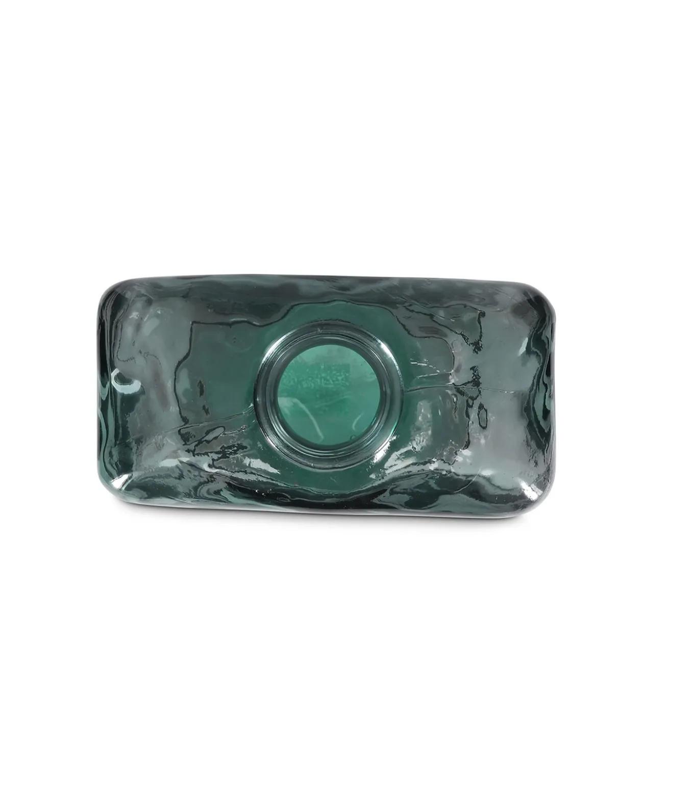 Vaas 28x14,5xH26,5cm groen Sontu