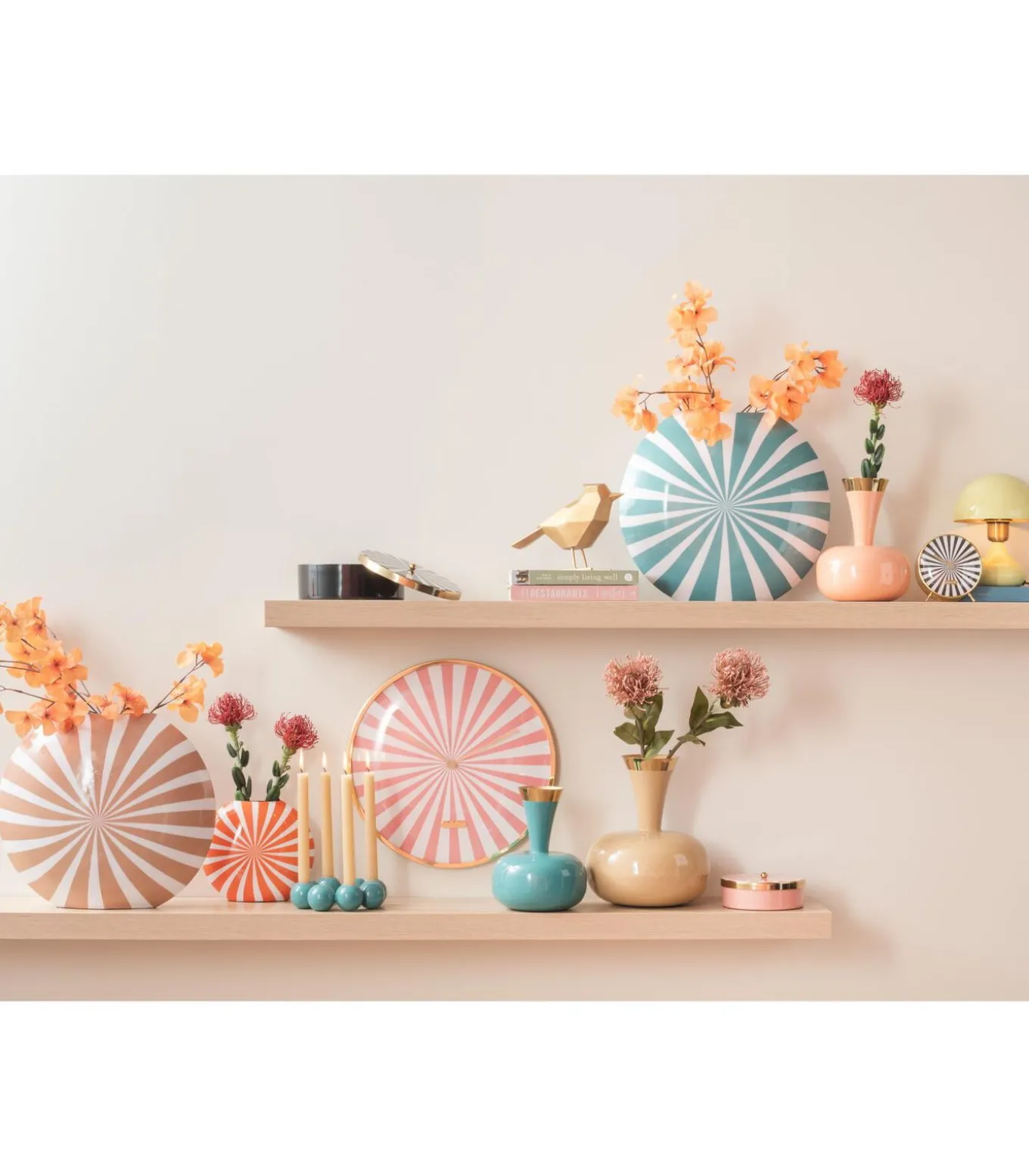 Vaas Yara - Blauw - 17x17x24cm