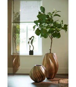 Vaas Yatung - Antiek Brons - Ø34cm