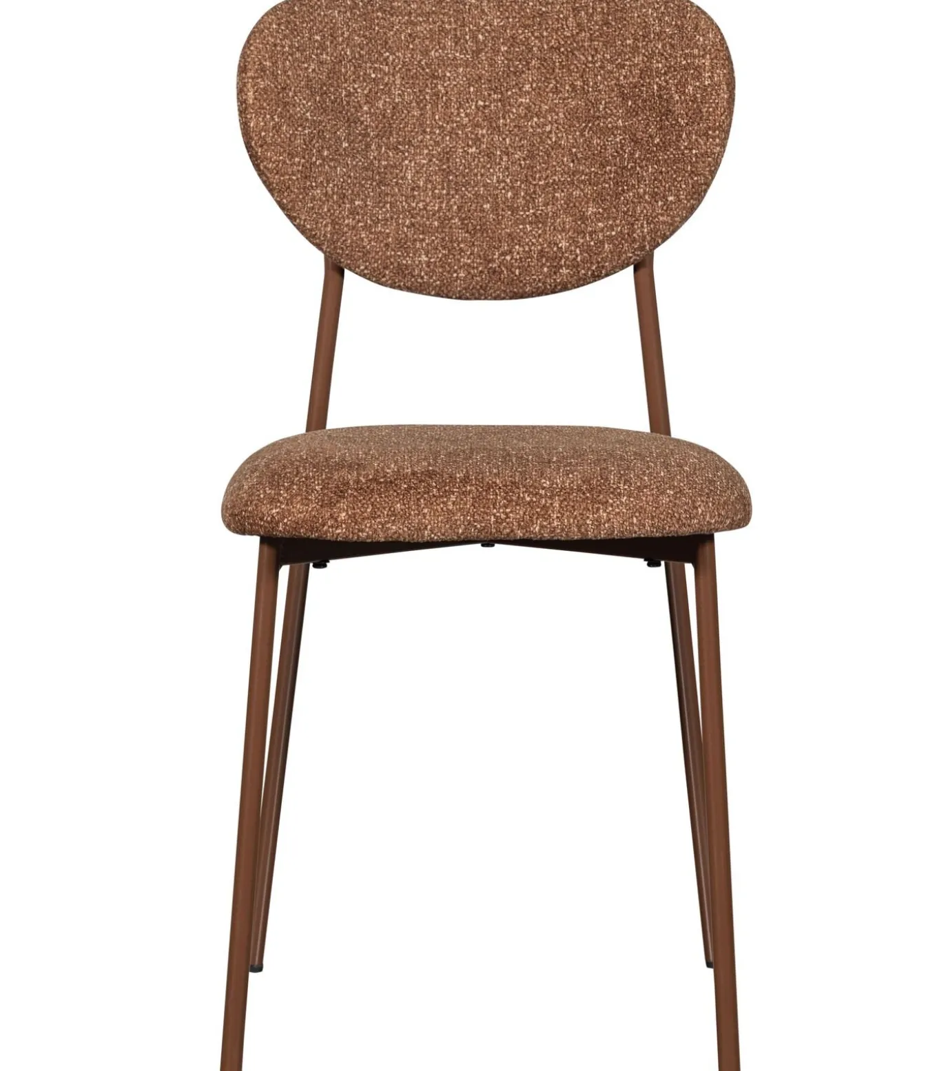 Valor Eetkamerstoelen - Polyester - Bruin - Set van 6