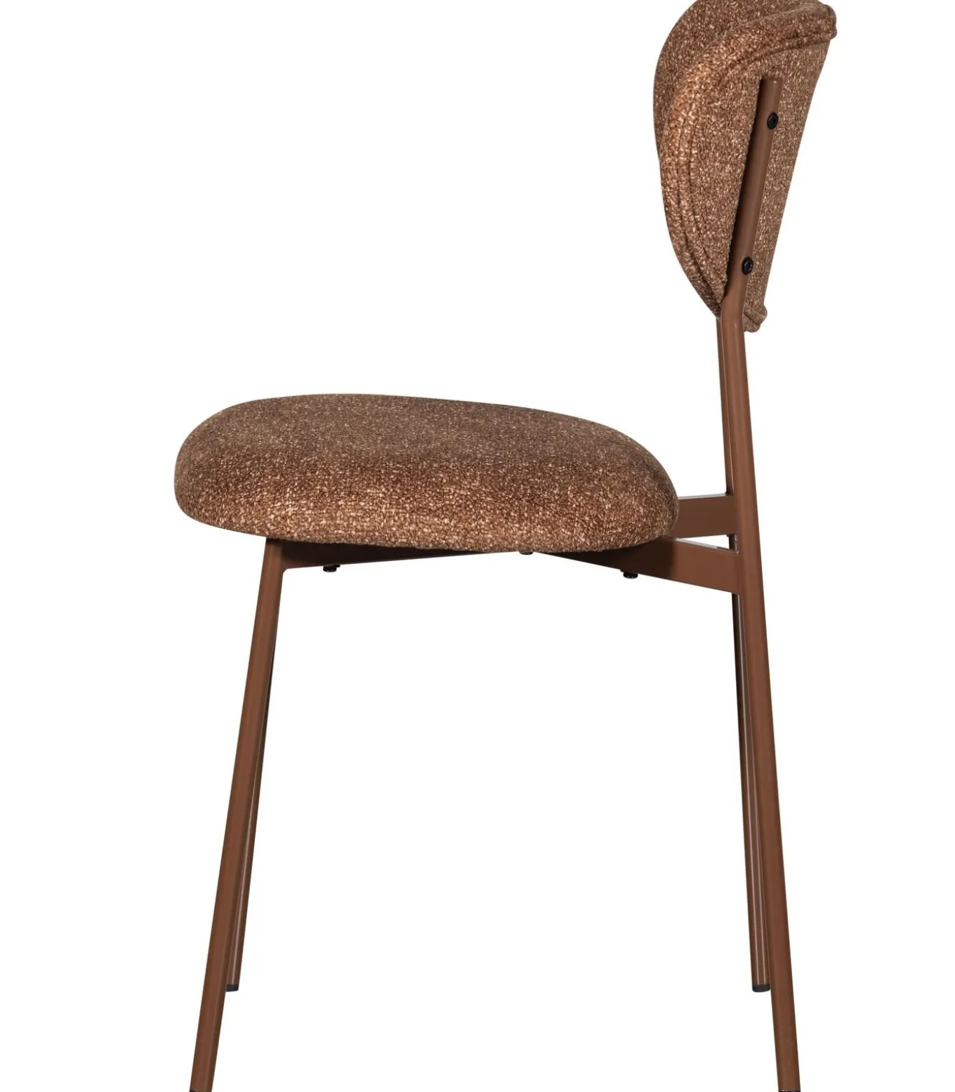 Valor Eetkamerstoelen - Polyester - Bruin - Set van 6