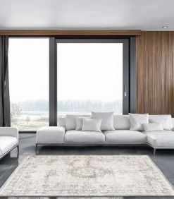 Vlak geweven woonkamer- en slaapkamerkleed YING YANG