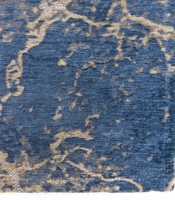 Vlak geweven woonkamer- en slaapkamerkleed BLUE VOID