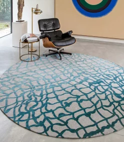 Vlak geweven woonkamer- en slaapkamerkleed INDIGO