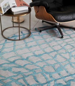 Vlak geweven woonkamer- en slaapkamerkleed INDIGO