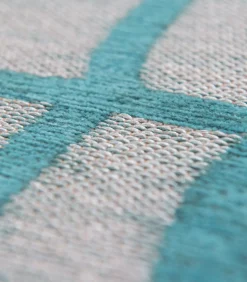 Vlak geweven woonkamer- en slaapkamerkleed INDIGO