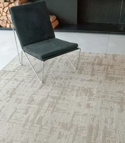 Vlak geweven woonkamer- en slaapkamerkleed DULL BEIGE