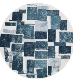 Vlak geweven woonkamer- en slaapkamerkleed SQUARY