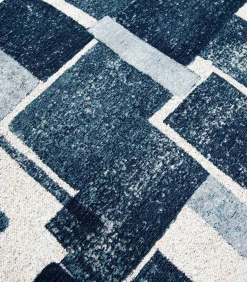 Vlak geweven woonkamer- en slaapkamerkleed SQUARY