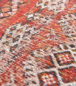 Vlak geweven woonkamer- en slaapkamerkleed RED RABAT