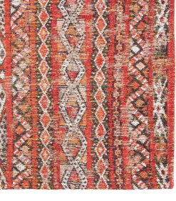 Vlak geweven woonkamer- en slaapkamerkleed RED RABAT