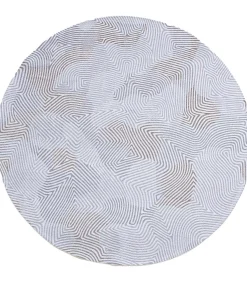 Vlak geweven woonkamer- en slaapkamerkleed WHITE HORIZON