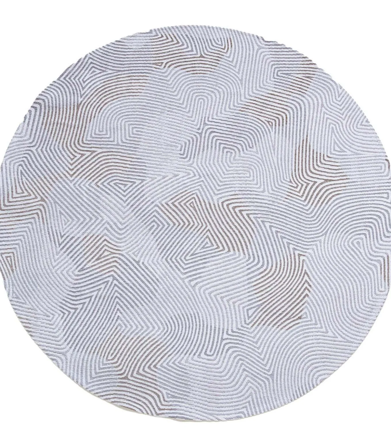 Vlak geweven woonkamer- en slaapkamerkleed WHITE HORIZON