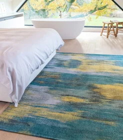 Vlak geweven woonkamer- en slaapkamerkleed FROGGY