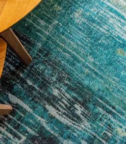 Vlak geweven woonkamer- en slaapkamerkleed VALLEY BAY