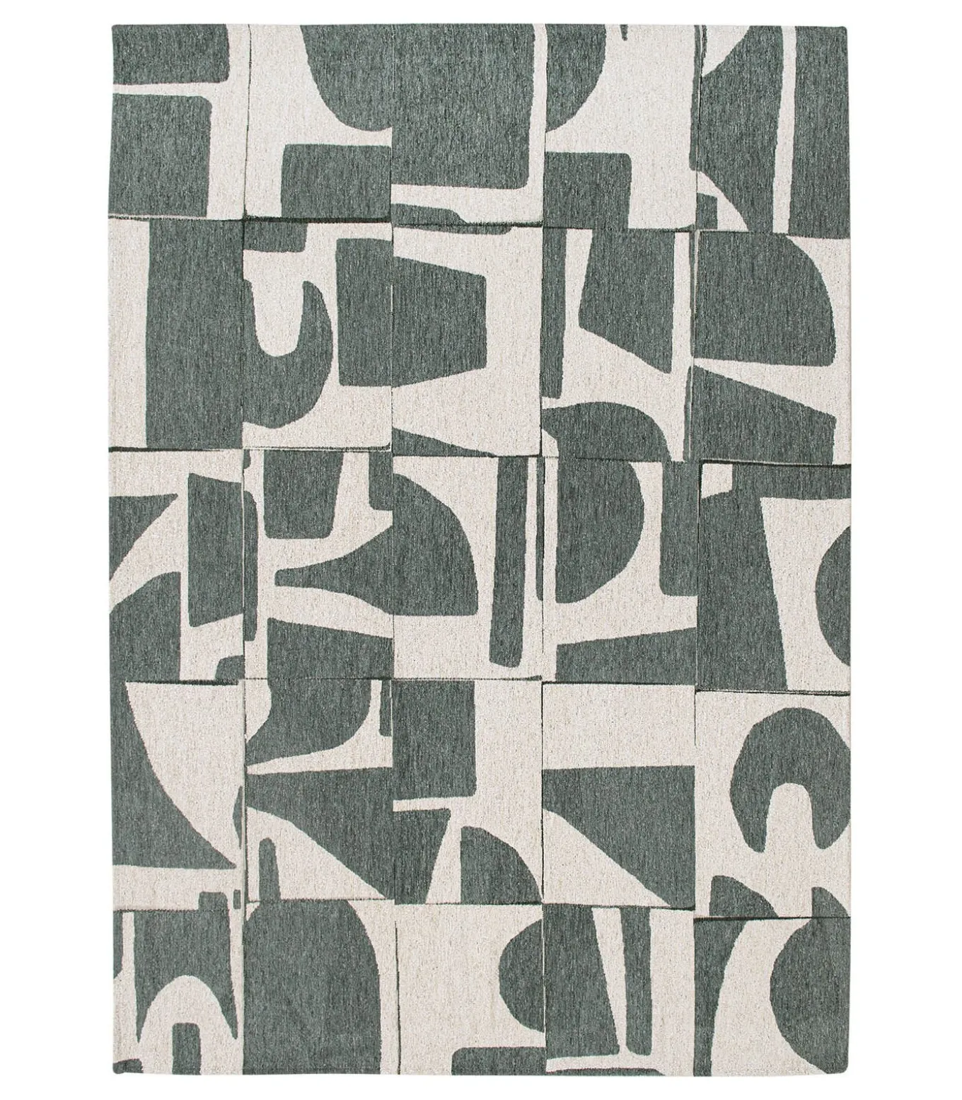 Vlak geweven woonkamer- en slaapkamerkleed OCEAN SPRITZ