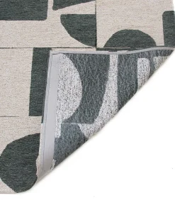 Vlak geweven woonkamer- en slaapkamerkleed OCEAN SPRITZ