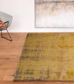 Vlak geweven woonkamer- en slaapkamerkleed GOLD PIAZZA