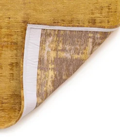 Vlak geweven woonkamer- en slaapkamerkleed GOLD PIAZZA