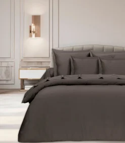 Vlak laken 1 persoon katoensatijn 180x290 cm