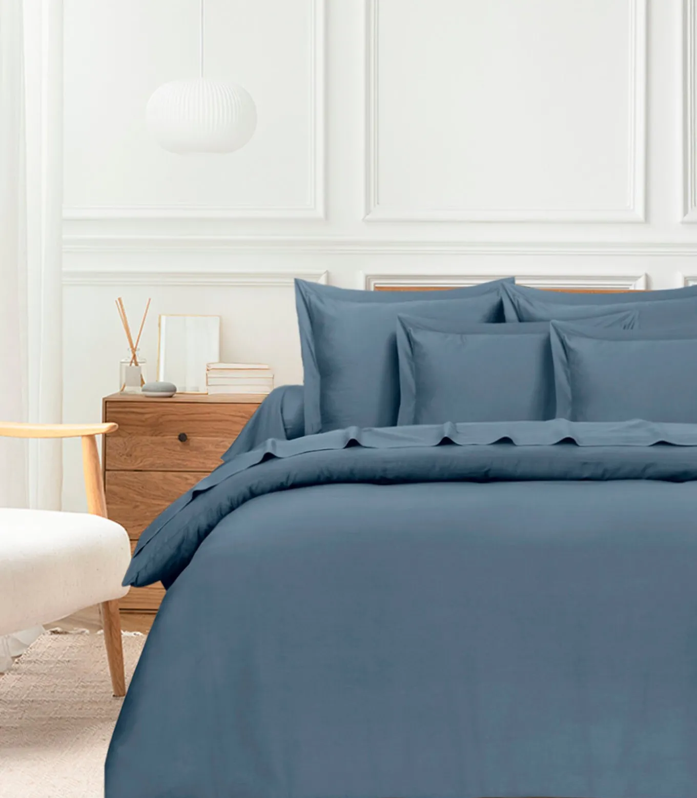 Vlak laken 1 persoon katoensatijn 180x290 cm