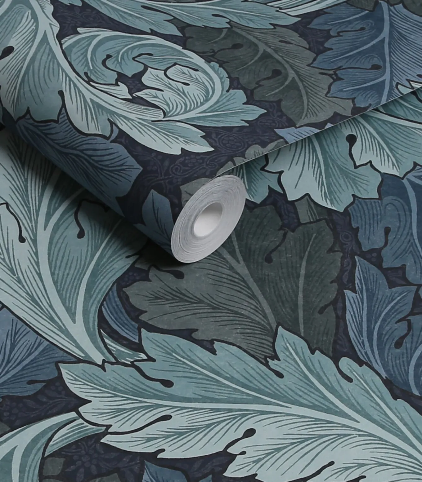 Vliesbehang Acanthus Blue