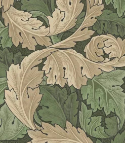 Vliesbehang Acanthus Green