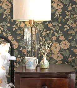 Vliesbehang Alyworth Trail Groen