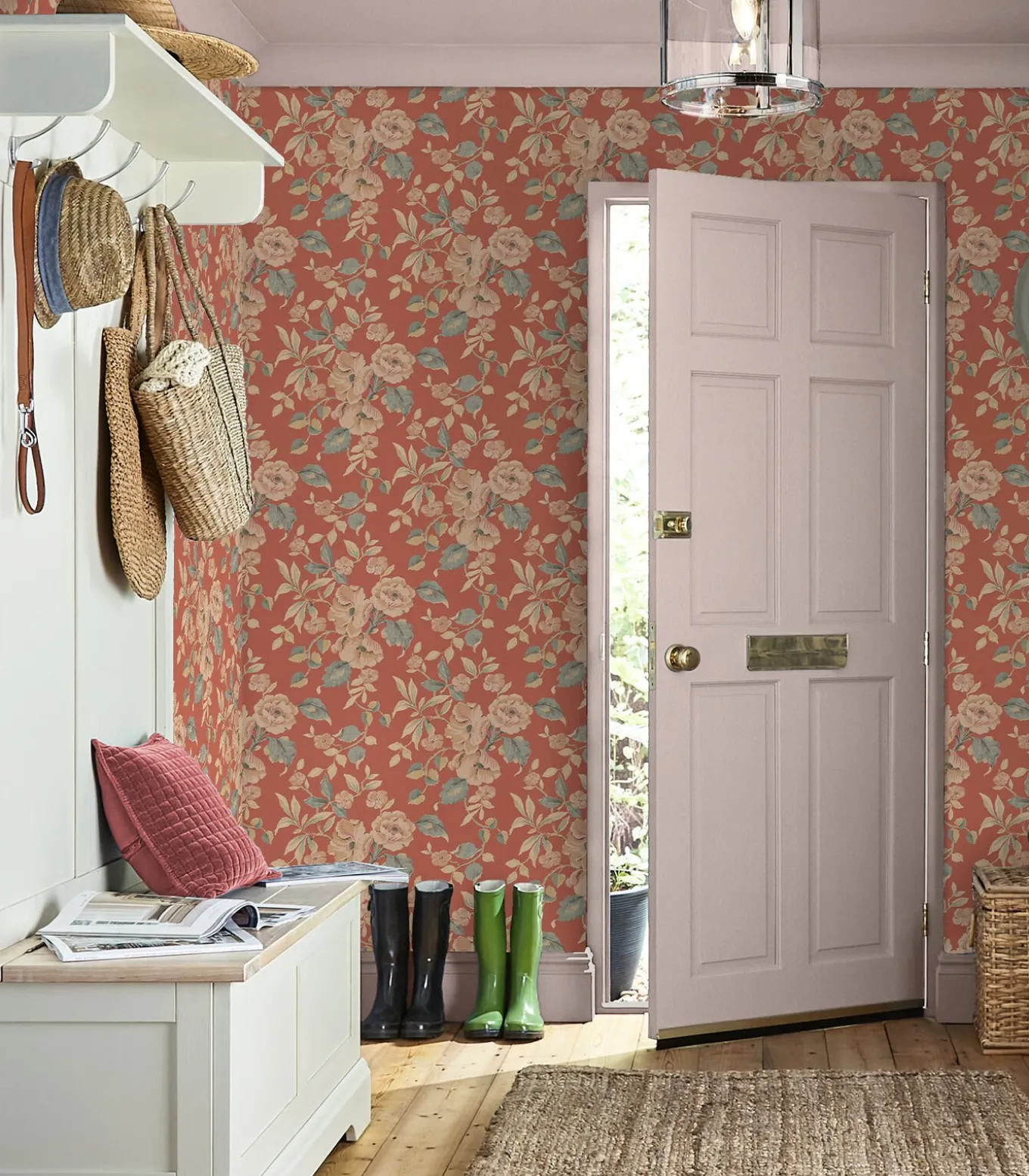 Vliesbehang Alyworth Trail Bruin