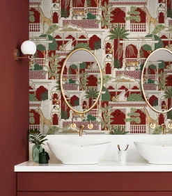 Vliesbehang Animahal Alizarin