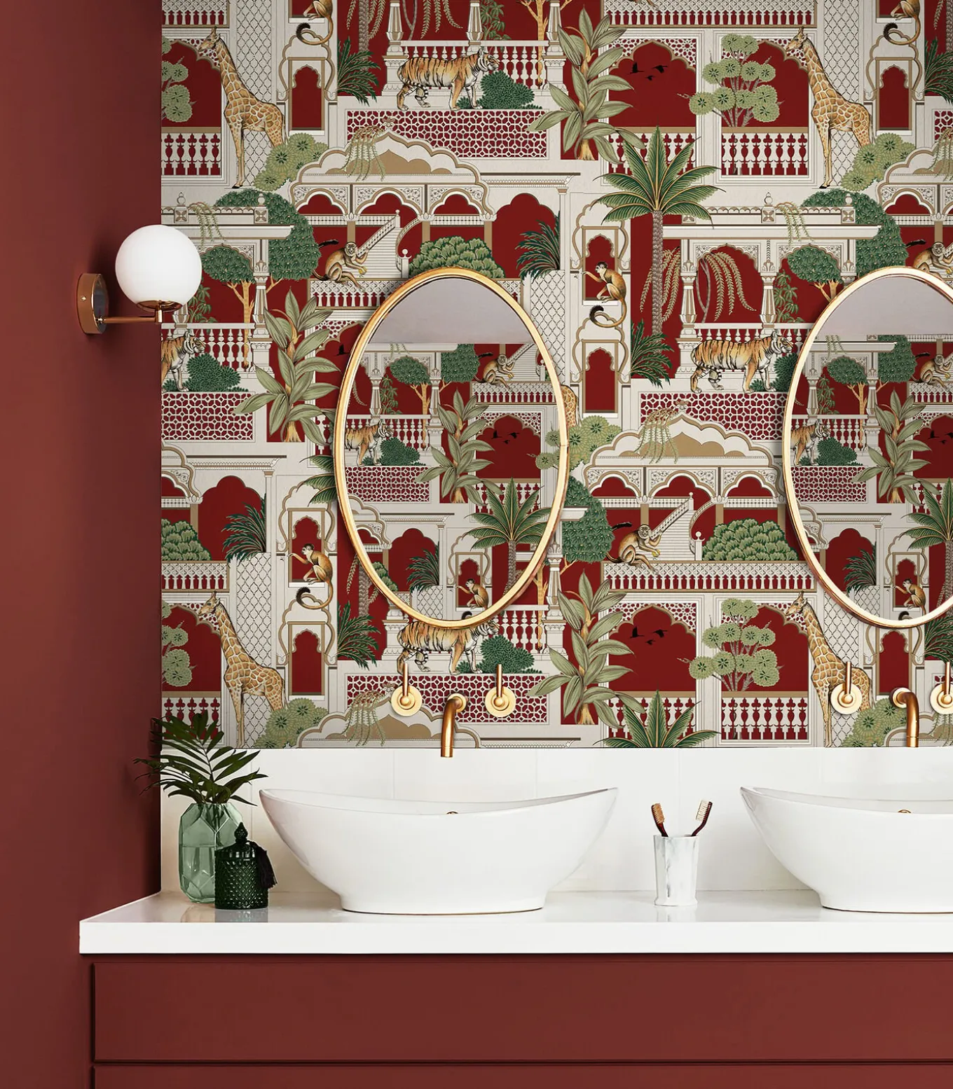 Vliesbehang Animahal Alizarin