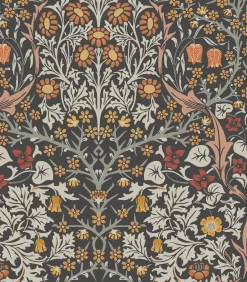 Vliesbehang Blackthorn Charcoal & Burnt