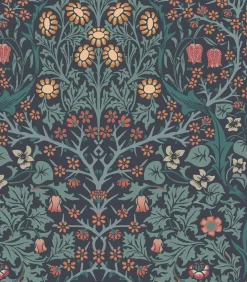 Vliesbehang Blackthorn Navy