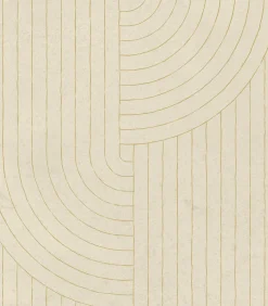 Vliesbehang Broom bow flax