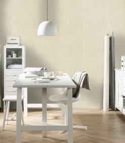 Vliesbehang Broom bow flax