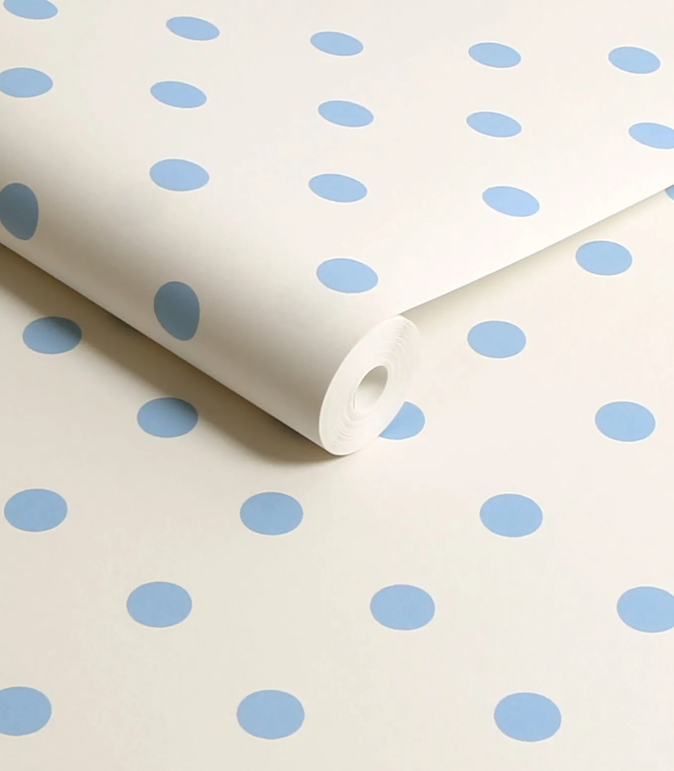 Vliesbehang Button Spot Blue