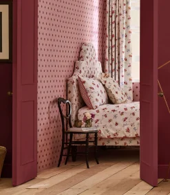 Vliesbehang Button Spot Pink & Red