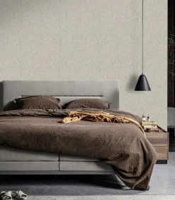 Vliesbehang Classic curl light grey