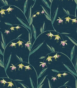 Vliesbehang Fulwell Fuchsia