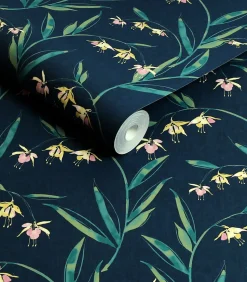 Vliesbehang Fulwell Fuchsia