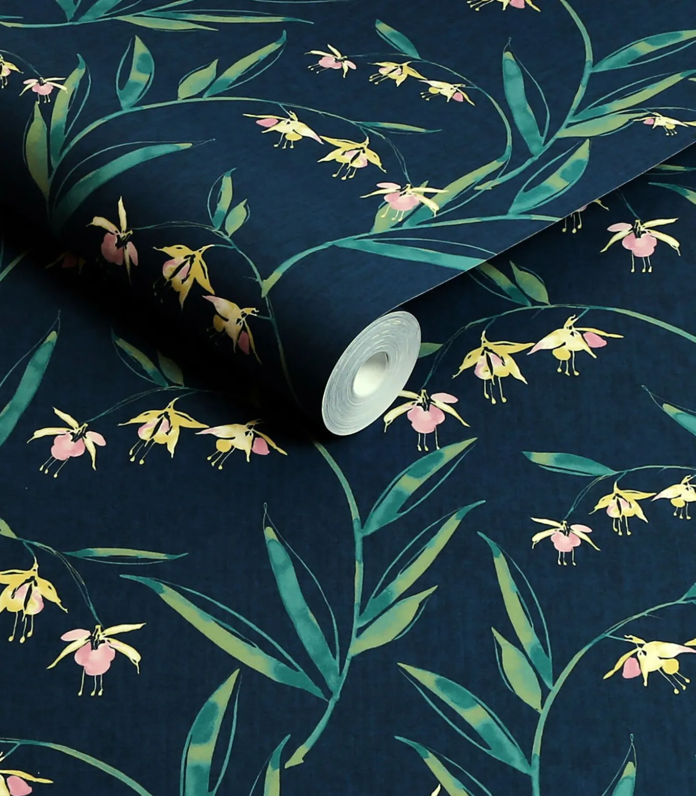 Vliesbehang Fulwell Fuchsia