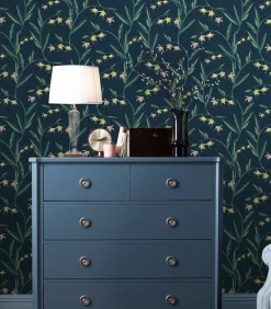 Vliesbehang Fulwell Fuchsia