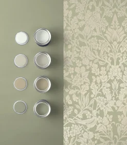 Vliesbehang Hartley Damask Sage