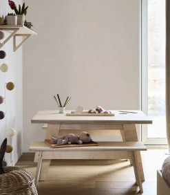 Vliesbehang linnen gold cotton