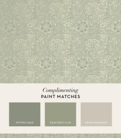 Vliesbehang Marigold Fibrous Sage