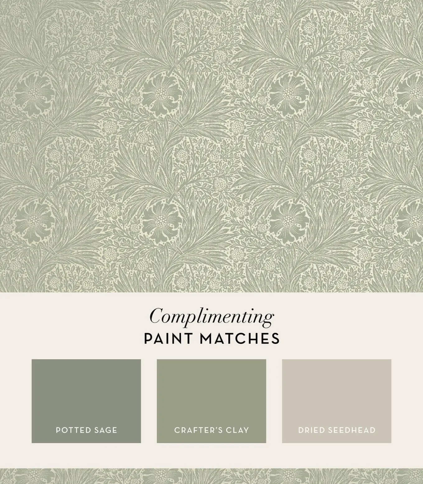 Vliesbehang Marigold Fibrous Sage