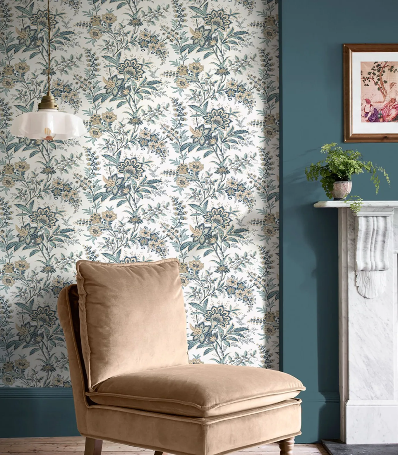 Vliesbehang Marlbrook Pale Linen