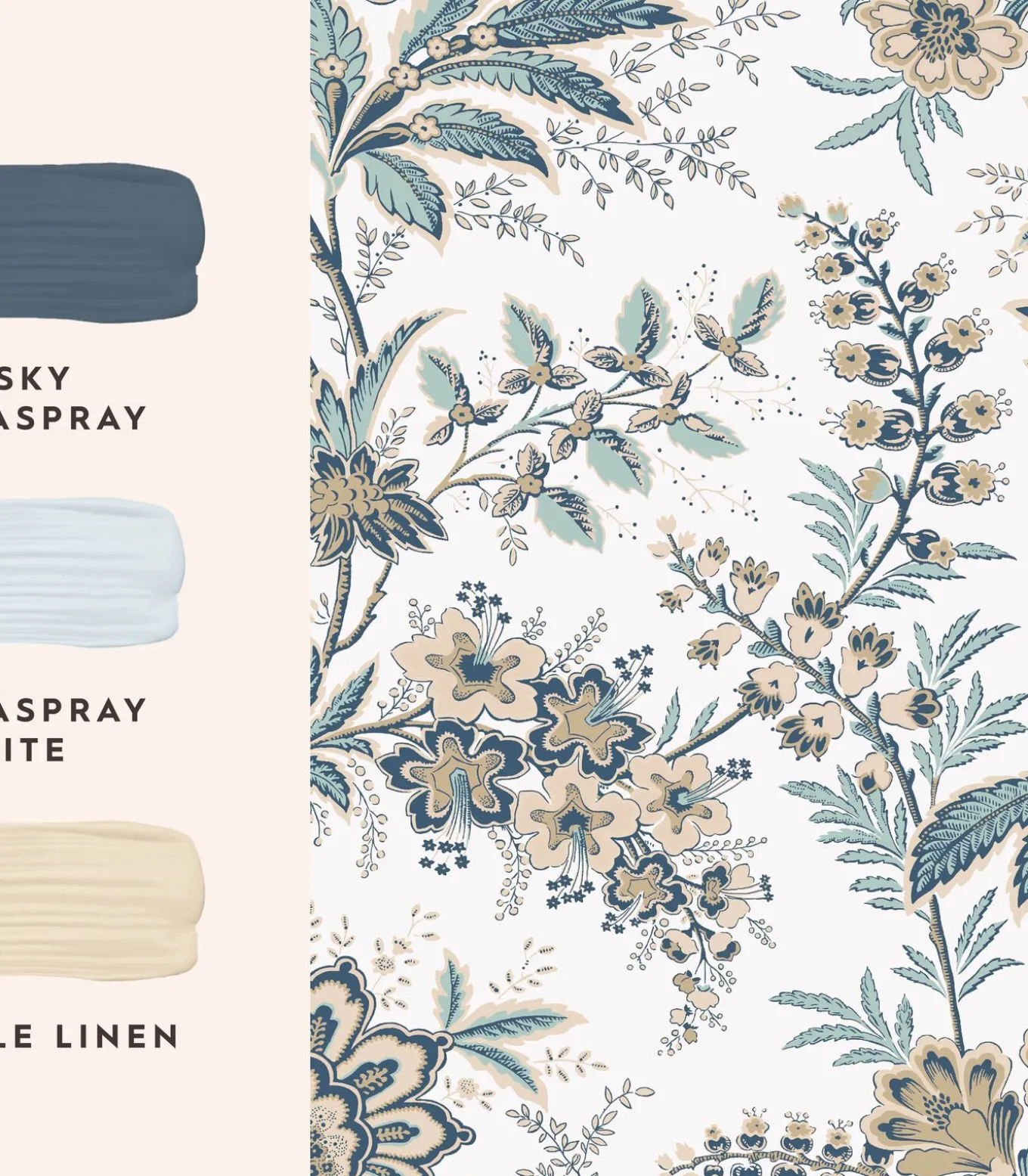 Vliesbehang Marlbrook Pale Linen